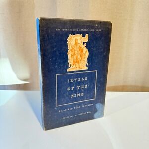 1939 Idylls of the King Alfred Lord Tennyson Heritage Press Robert Ball Illus
